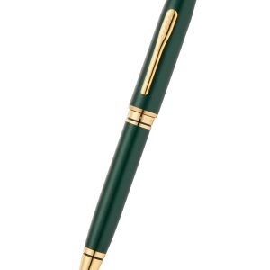 Coventry Satin Metallic Green Lacquer Ballpoint Pen