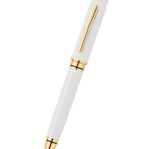 Coventry Pearl White Lacquer Ballpoint Pen