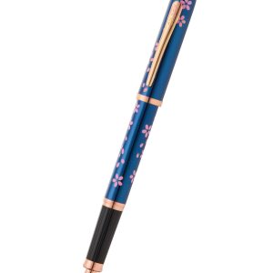 Century? II Cherry Blossom Translucent Blue Lacquer Fine Nib Fountain Pen