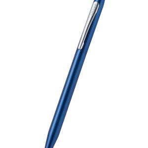 Classic Century? Translucent Cobalt Blue Engraved Diamond Pattern Ballpoint Pen