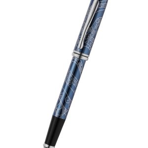 Townsend? Zodiac Year of the Snake Blue Lacquer Rollerball Pen