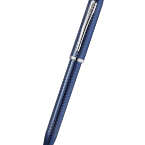 Century? II Polished Translucent Cobalt Blue Engraved Diamond Pattern Ballpoint Pen