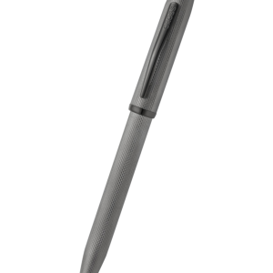 Century? II Polished Slate Gray Engraved Diamond Pattern Ballpoint Pen