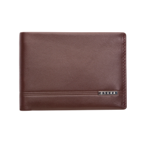 Bi-Fold Slim Card Wallet - Brown
