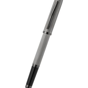 Century? II Polished Slate Gray Engraved Diamond Pattern Selectip Rollerball Pen