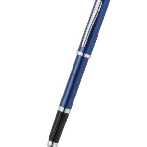 Century? II Polished Translucent Cobalt Blue Engraved Diamond Pattern Selectip Rollerball Pen