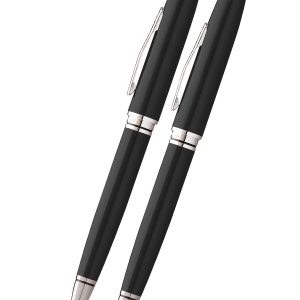 Coventry Black Lacquer Pen and Pencil Gift Set