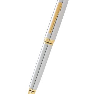 Coventry Polished Chrome with Gold-Tone Ballpoint Pen