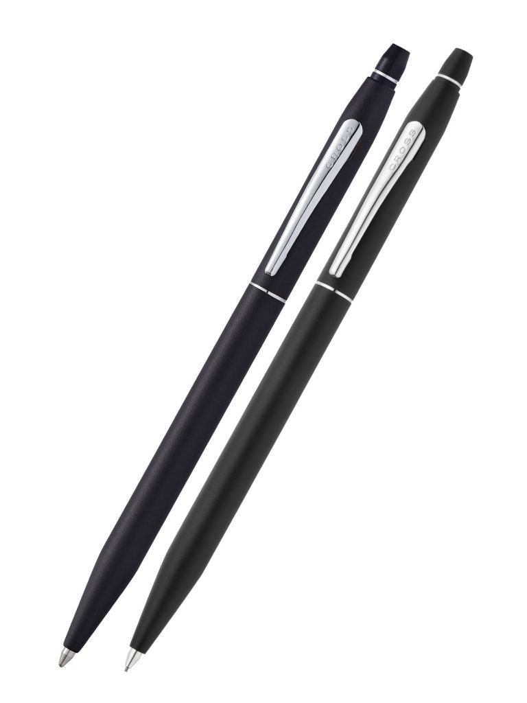 Click? Classic Black Ballpoint Pen and Pencil Gift Set