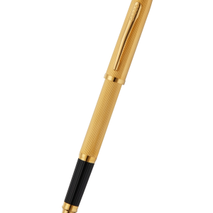 Century? II Polished 23KT Gold-plated Engraved Diamond Pattern Selectip Rollerball Pen