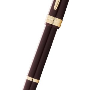 Bailey Light? Polished Burgundy Resin and Gold Tone Extra-Fine Fountain Pen