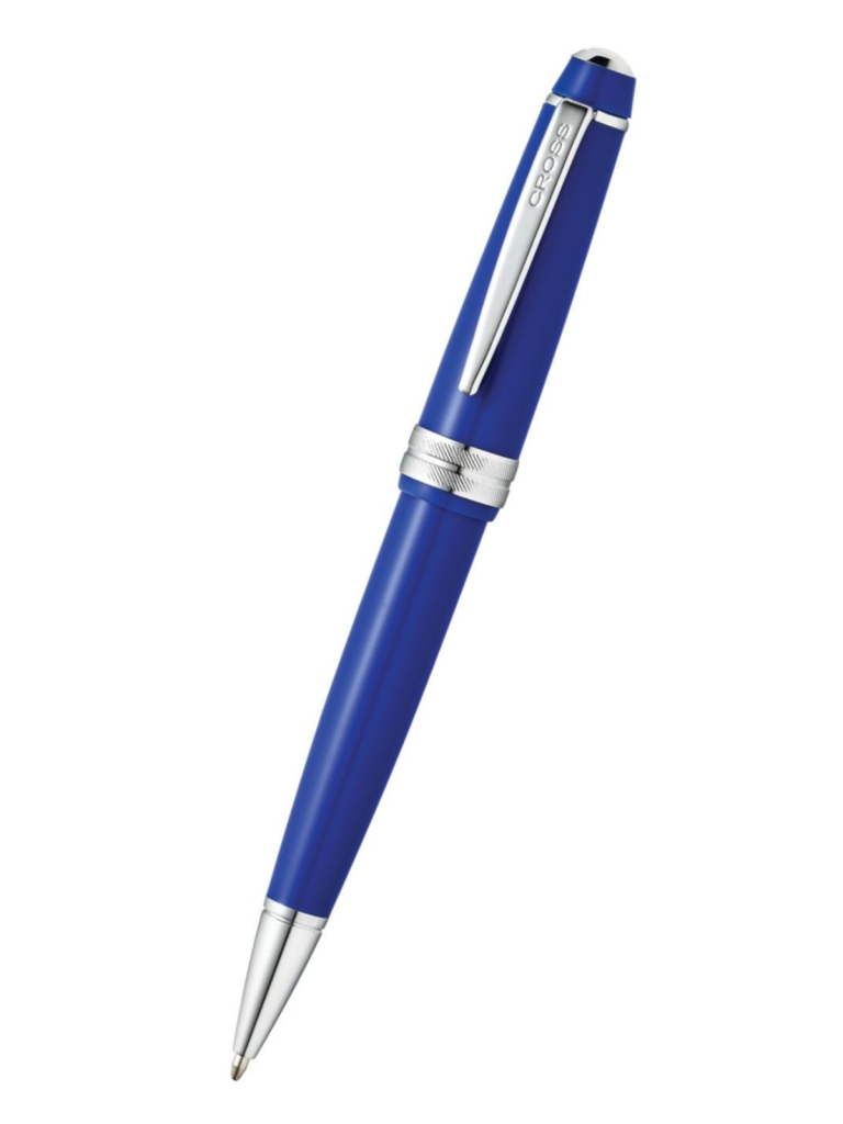 Bailey Light? Polished Blue Resin Ballpoint Pen