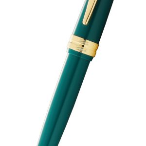 Bailey Light? Polished Green Resin and Gold Tone Ballpoint Pen