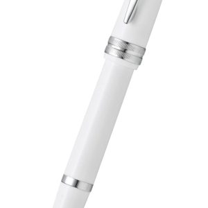 Bailey Light? Polished White Resin Extra-Fine Nib Fountain Pen