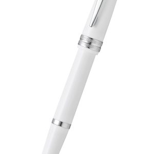 Bailey Light? Polished White Resin Medium Nib Fountain Pen