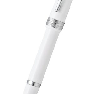 Bailey Light? Polished White Resin Rollerball Pen