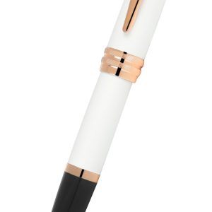 Bailey? Pearlescent White Lacquer Rollerball Pen
