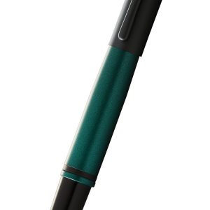 Calais? Matte Green and Black Lacquer Rollerball Pen