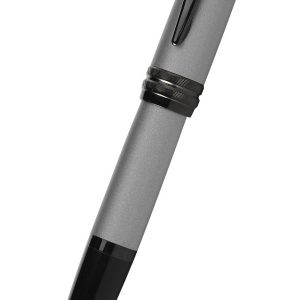 Bailey? Matte Gray Lacquer Stainless Steel Fine Nib Fountain Pen