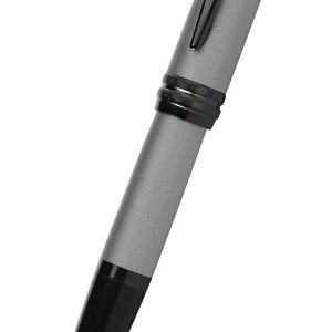 Bailey? Matte Gray Lacquer Stainless Steel Medium Nib Fountain Pen