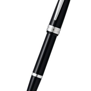 Bailey Light? Polished Black Resin Medium Nib Fountain Pen