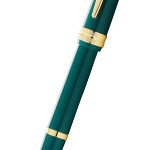 Bailey Light? Polished Green Resin and Gold Tone Rollerball Pen