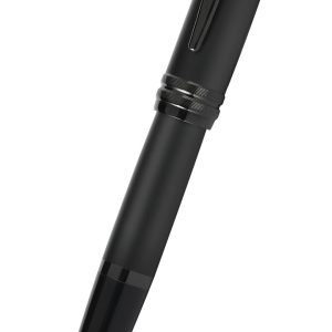 Bailey? Matte Black Lacquer Stainless Steel Fine Nib Fountain Pen