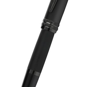 Bailey? Matte Black Lacquer Rollerball Pen