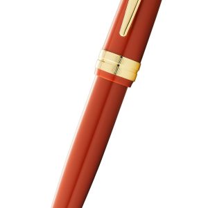 Bailey Light? Polished Amber Resin and Gold Tone Ballpoint Pen