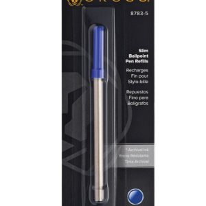 Slim Ballpoint Pen Refill - Blue - Single Pack