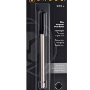 Slim Ballpoint Pen Refill - Black - Single Pack