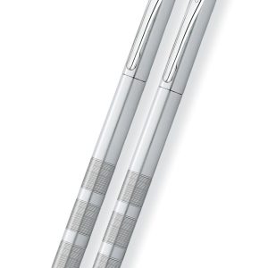Classic Century? Satin Chrome Ballpoint Pen & 0.7MM Pencil Set